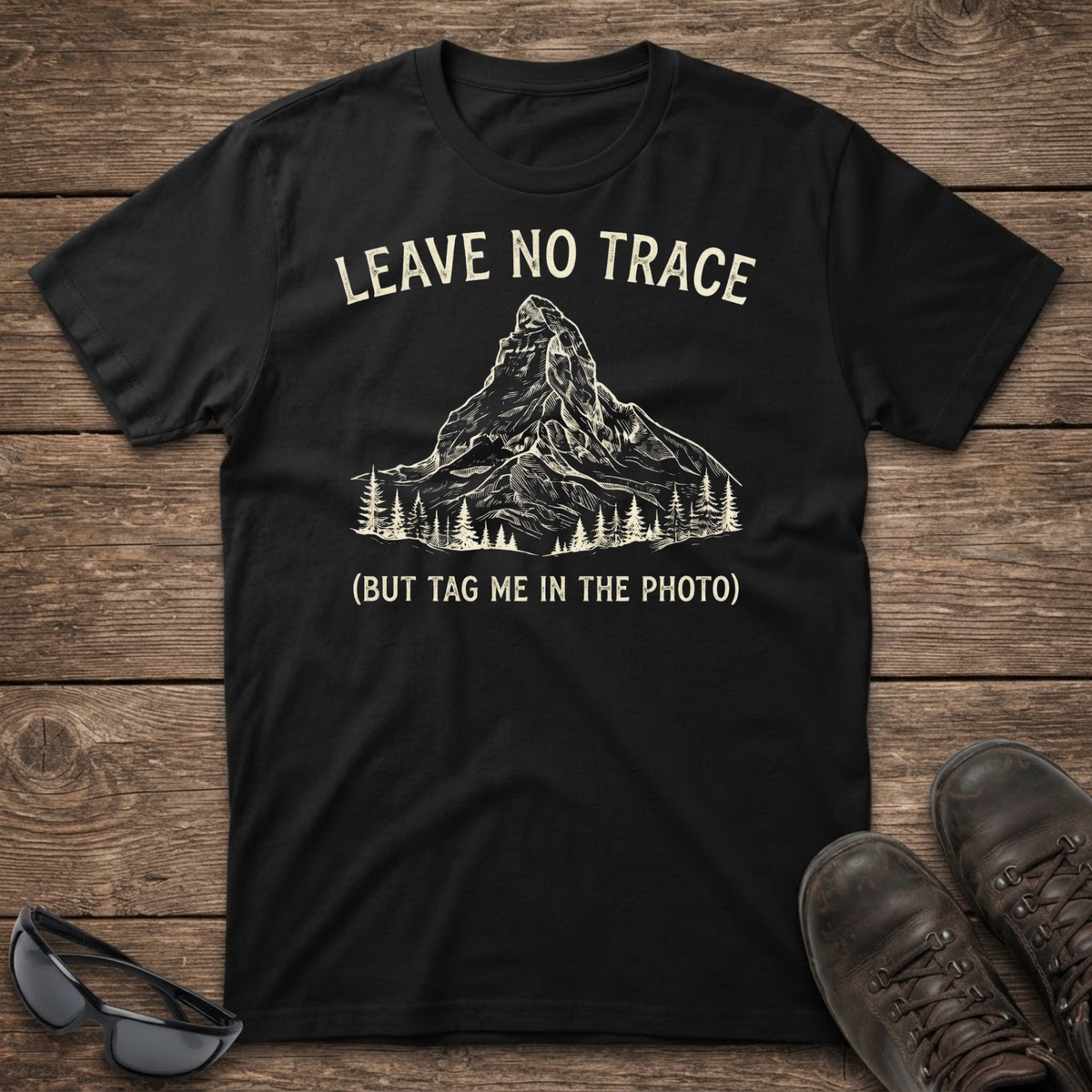 Leave No Trace Mountain Tee (But Tag Me in the Photo)