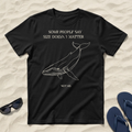 Whale Graphic Tee — "Some People Say Size Doesn’t Matter" Funny Marine T-Shirt